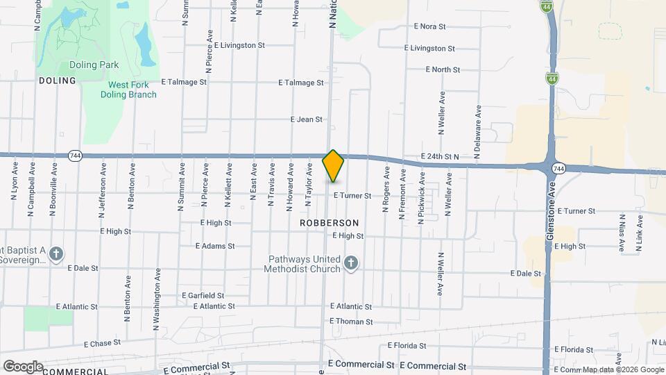 2312 N National Ave Map and Location Details
