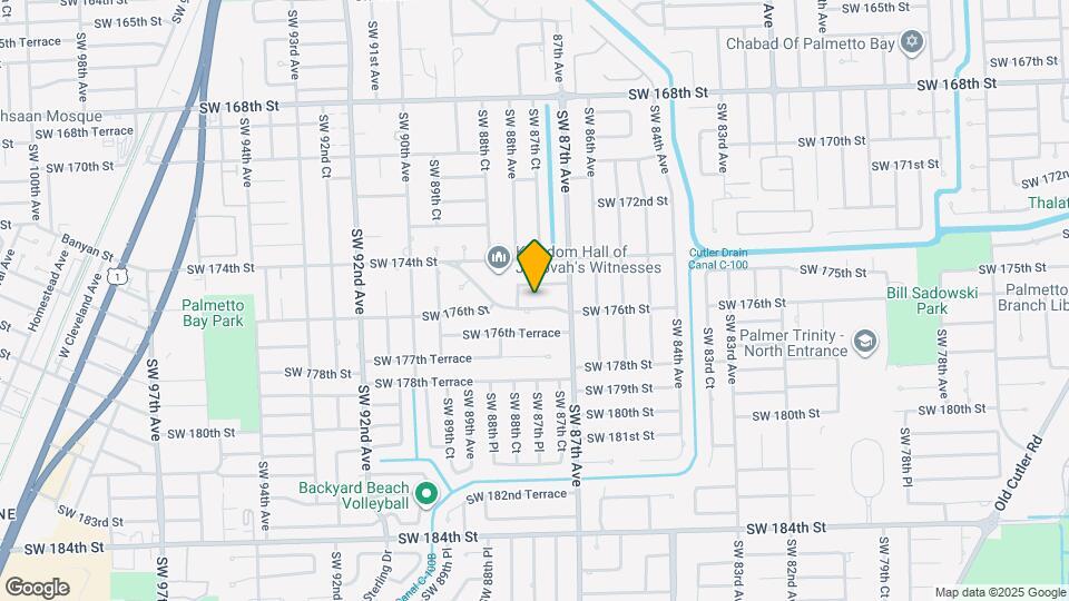 8765 SW 176th St Map and Location Details