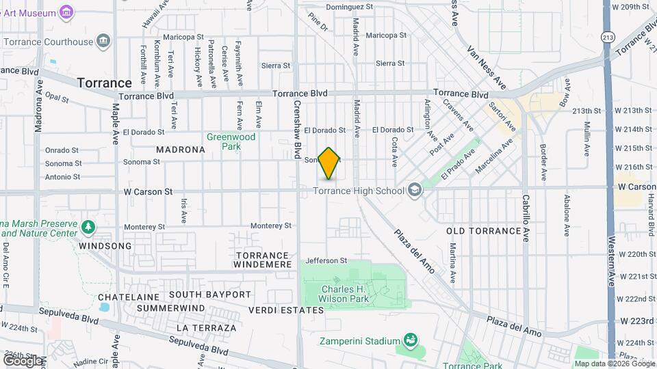 2413-2415 W Carson St Map and Location Details
