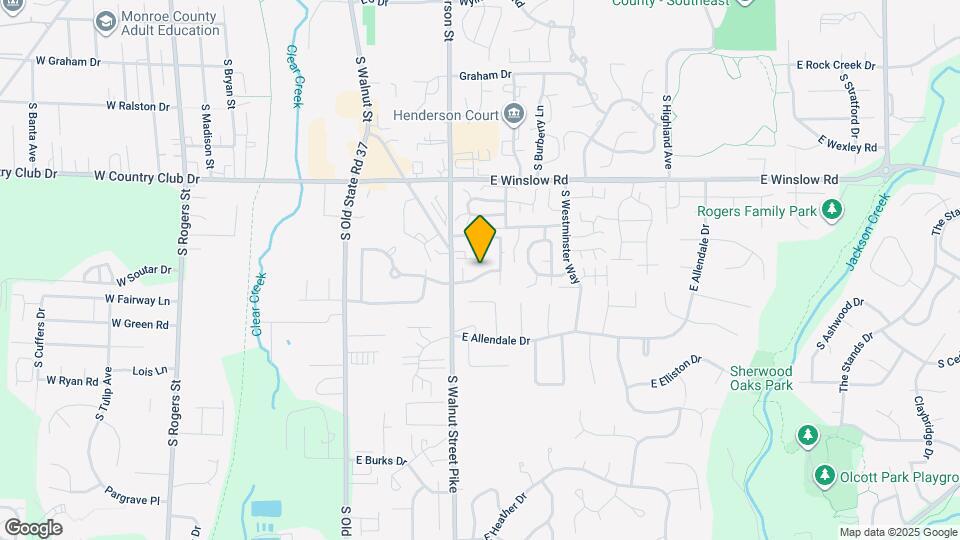 852 E Sherwood Hills Dr Mapa y Detalles de la Ubicación