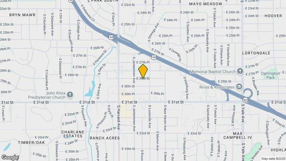 3528 E 29th St Map and Location Details