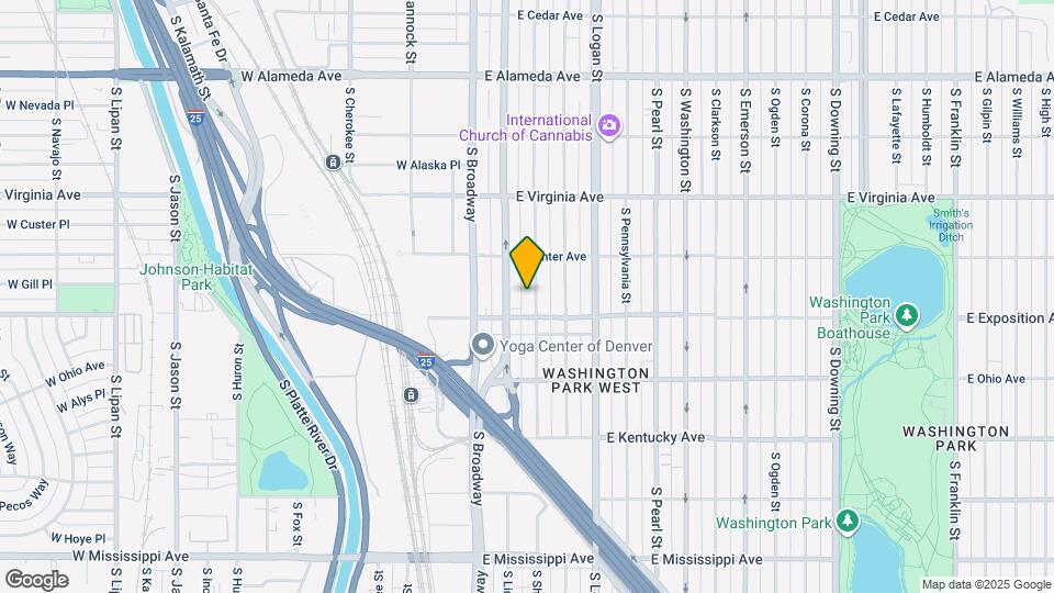 665 S Sherman St Map and Location Details