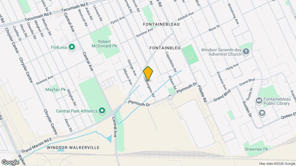 2702 Tourangeau Rd Map and Location Details