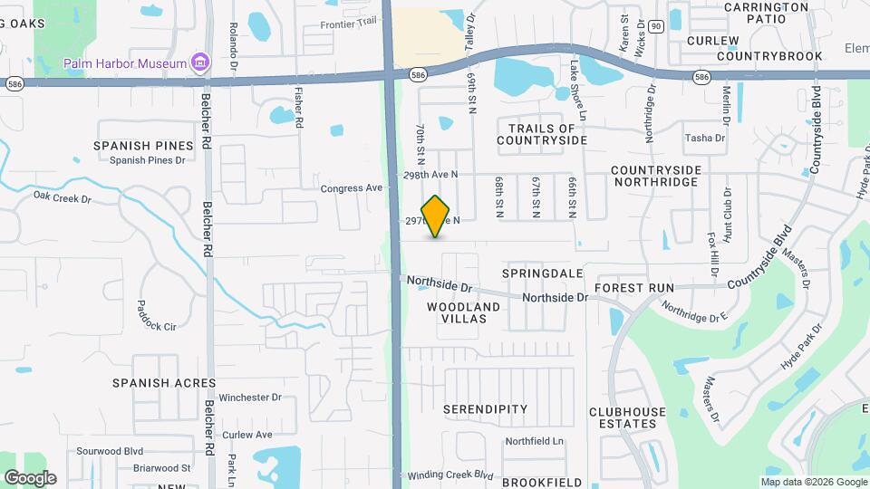 2465 Highland Acres Dr Map and Location Details