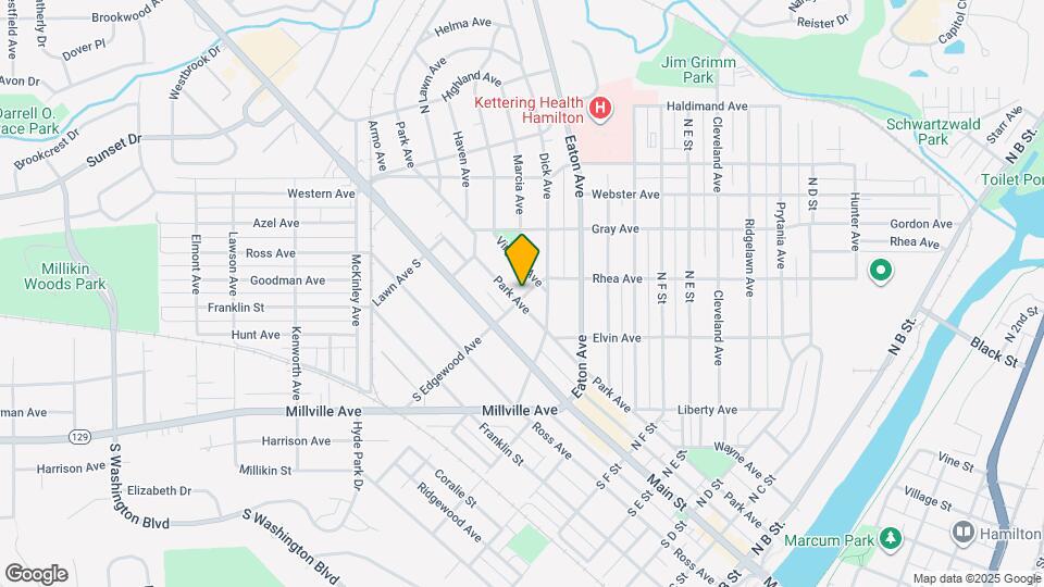 107 Edgewood Ave Map and Location Details