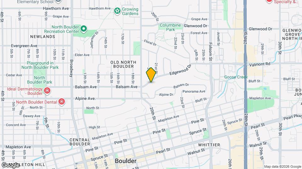 1980 Edgewood Dr Map and Location Details