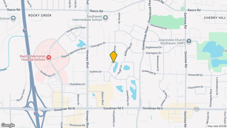 7456 Overlook Dr Map and Location Details