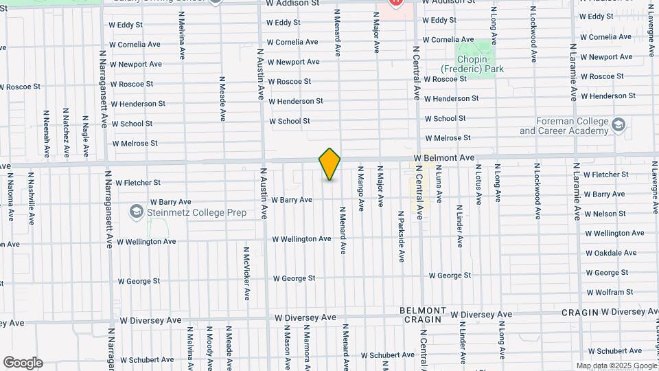 3121 N Monitor Ave, Unit B Map and Location Details