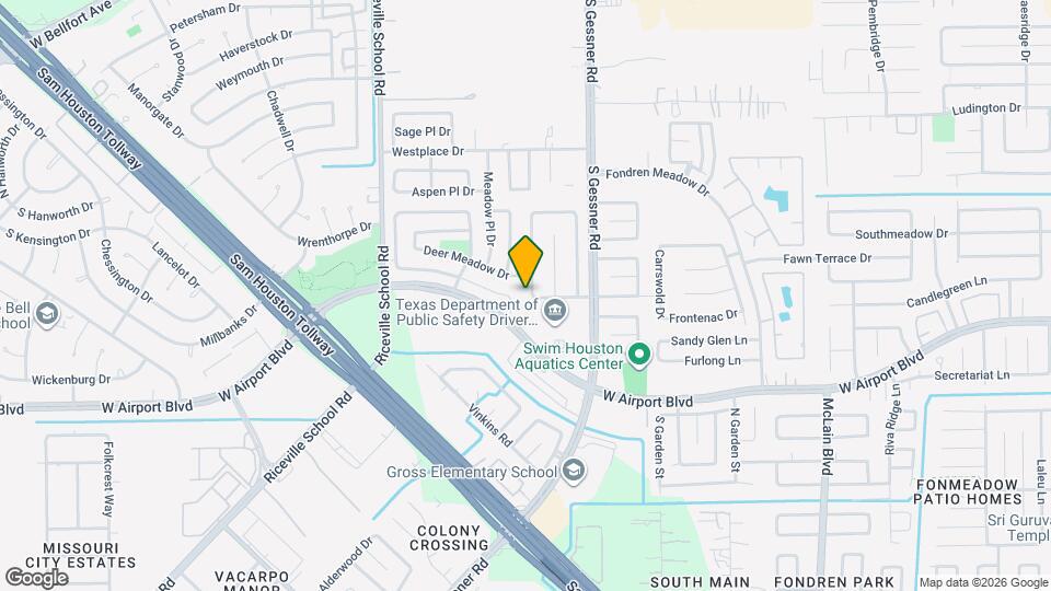 12134 Pecan Meadow Dr Map and Location Details