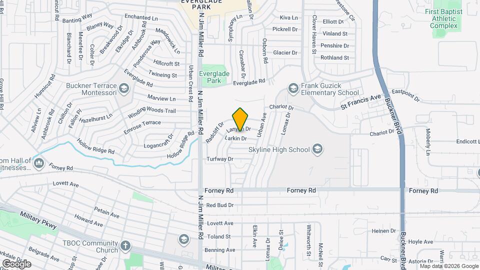 7127 Larkin Dr Map and Location Details