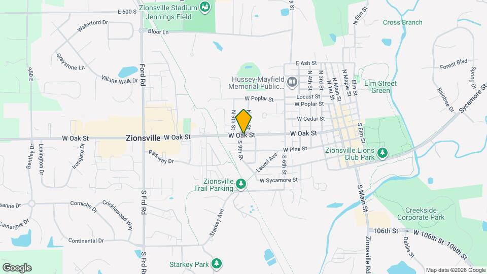 875 W Oak St Mapa y Detalles de la Ubicación