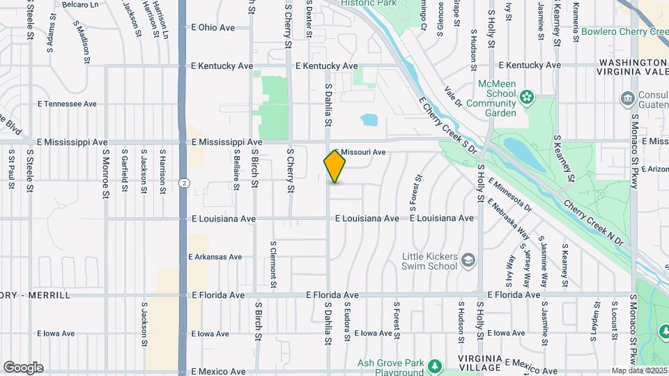 4820 E Arizona Ave Map and Location Details