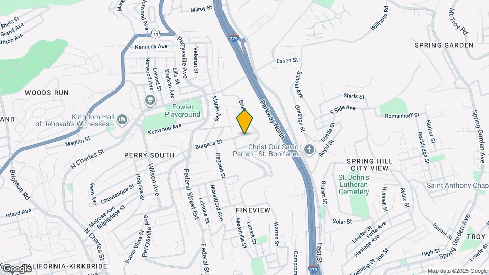 417 E Burgess St Map and Location Details