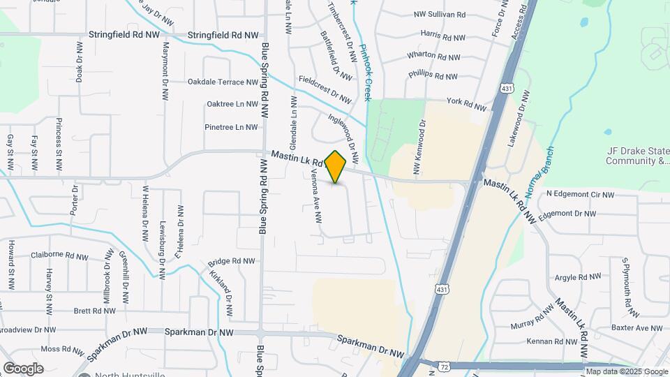 3422 Glen Park Cir NW Mapa y Detalles de la Ubicación