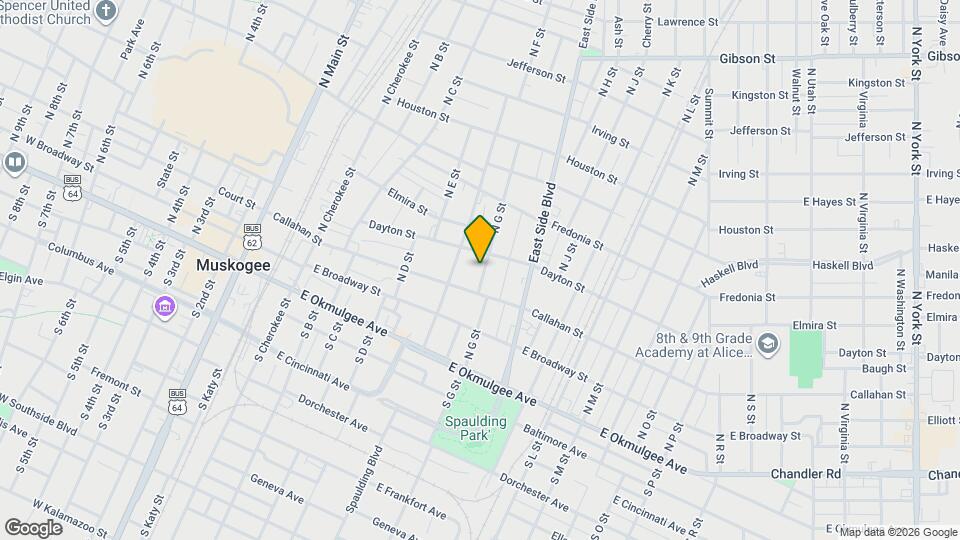 319 N G St Map and Location Details