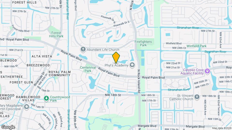 7540 NW 21st Ct, Unit 4 Map and Location Details