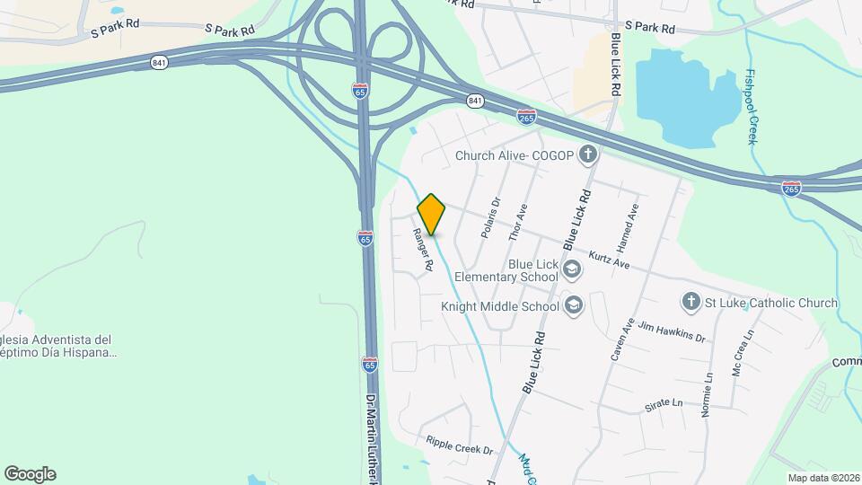 9713 Ranger Rd Map and Location Details