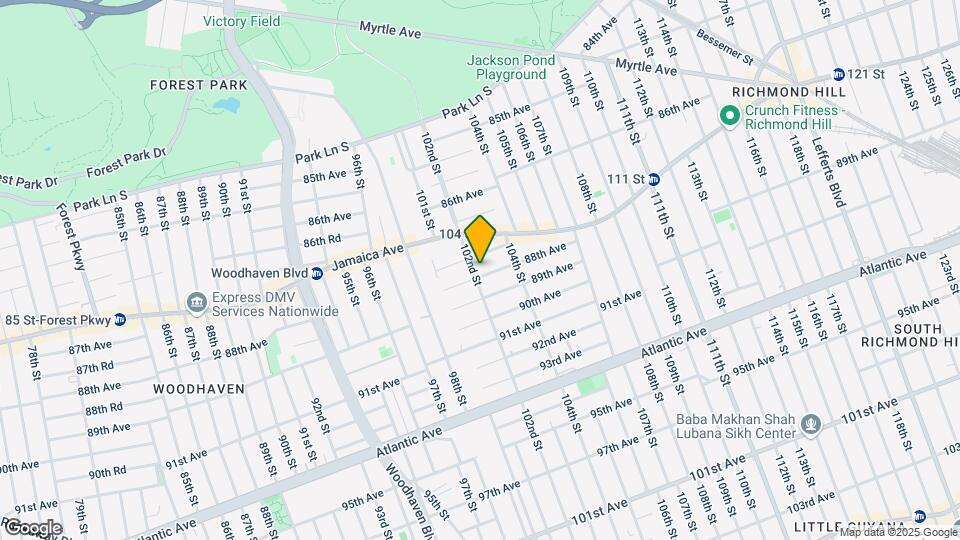 87-17 102nd St Map and Location Details