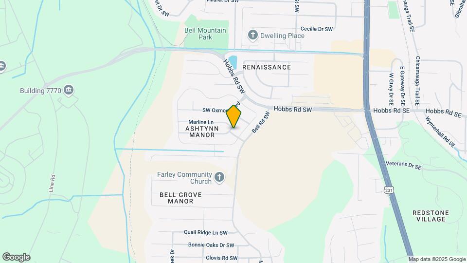 2404 Slatemill Dr SW Map and Location Details