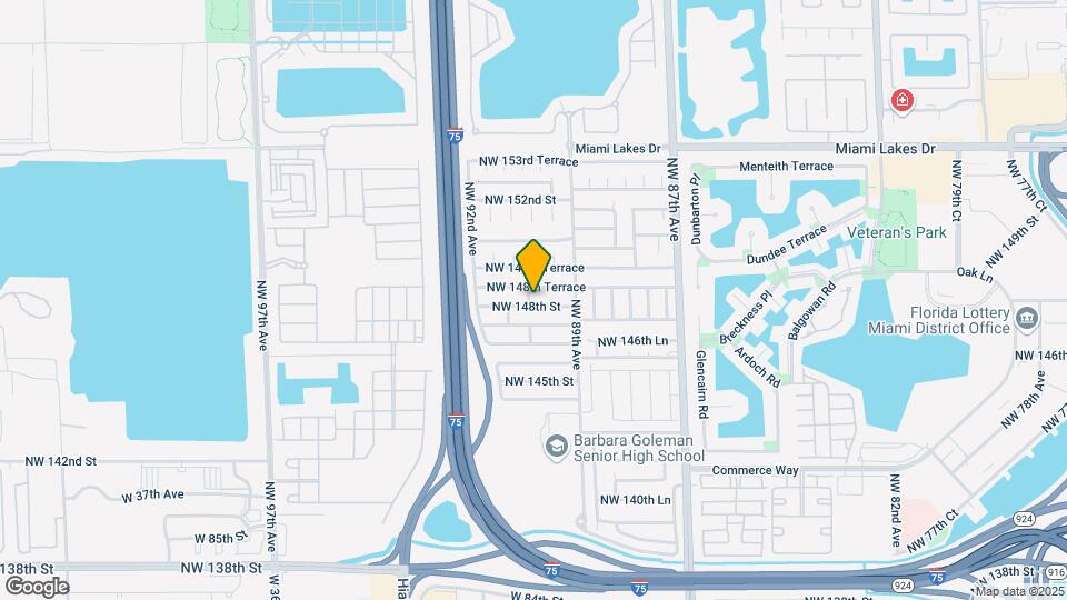 8995 NW 148th St Map and Location Details