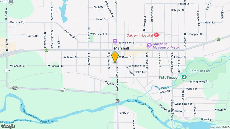 222 S Kalamazoo Ave, Unit #3 Map and Location Details