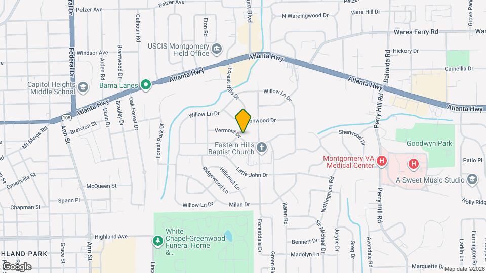 3405 Vermont Dr Map and Location Details