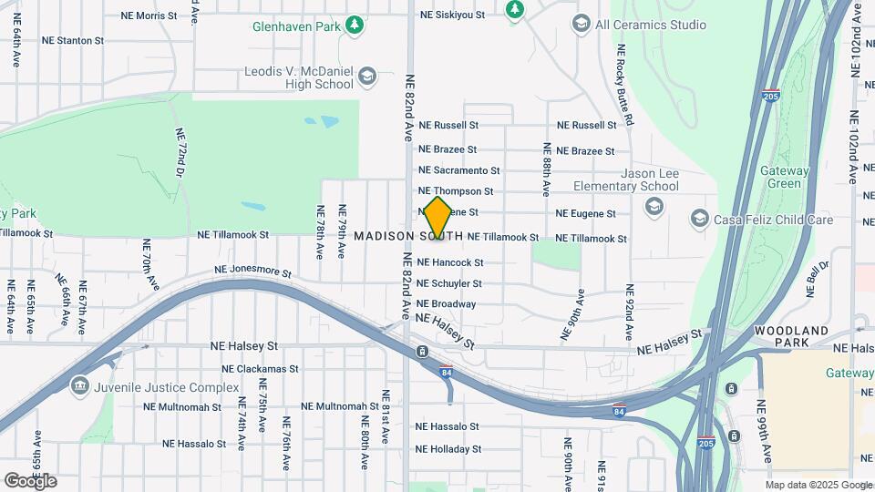 8300 NE Tillamook St Map and Location Details