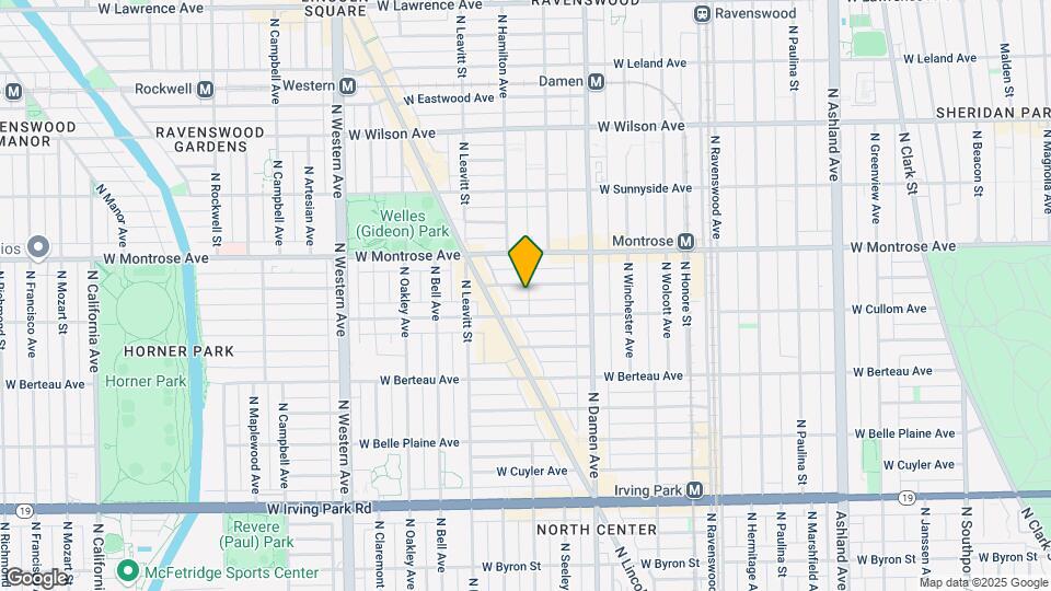 4322 N Hoyne Ave-Unit -2N Map and Location Details