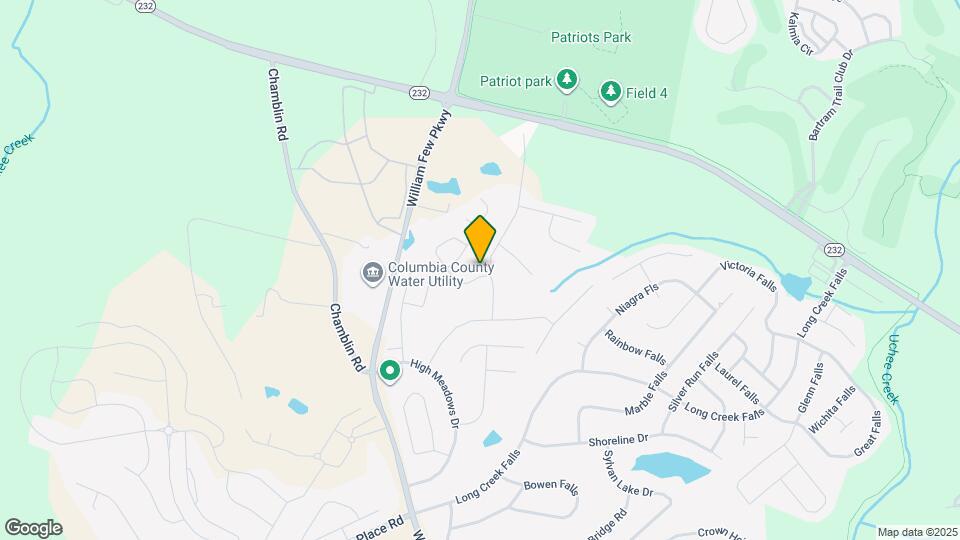 2002 Dundee Way Map and Location Details