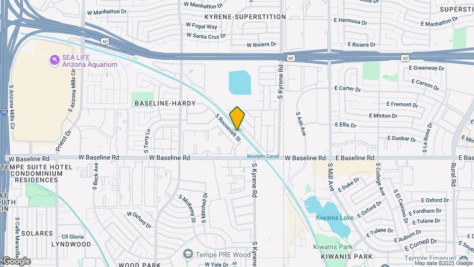 5047 S Roosevelt St Mapa y Detalles de la Ubicación