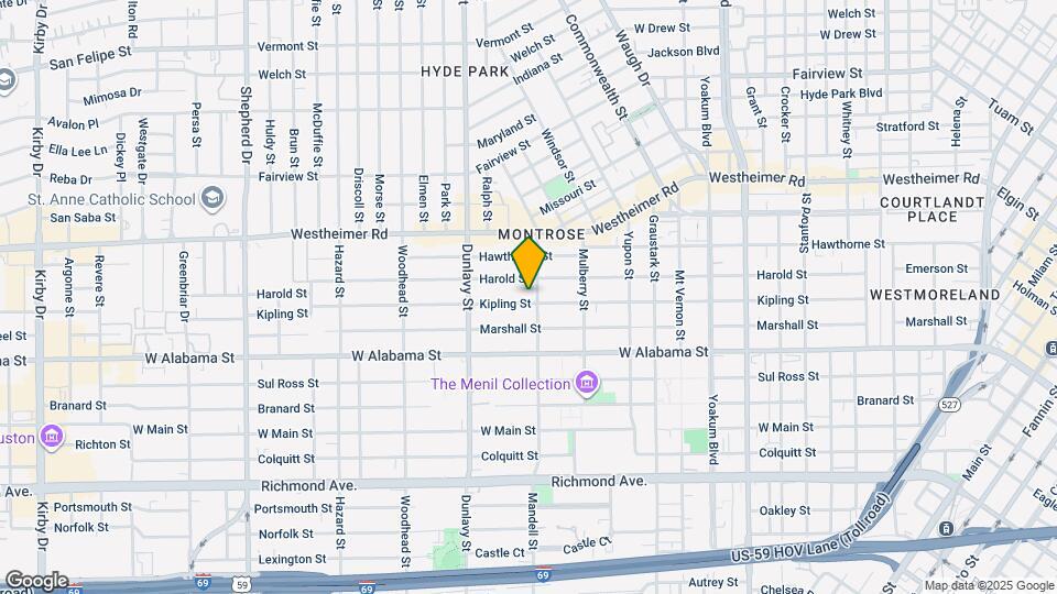 1608 Kipling St Map and Location Details