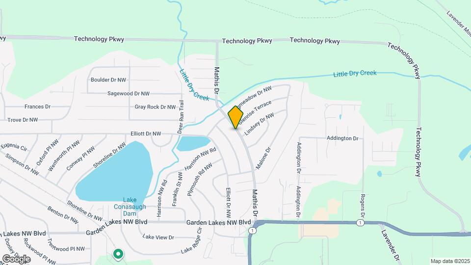 203 Mathis Dr NW Map and Location Details