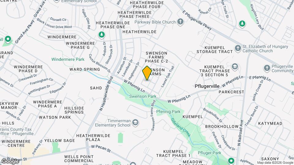 1411 River Birch Way Map and Location Details