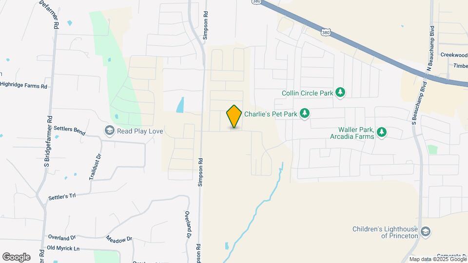 1024 Longleaf Ln Map and Location Details