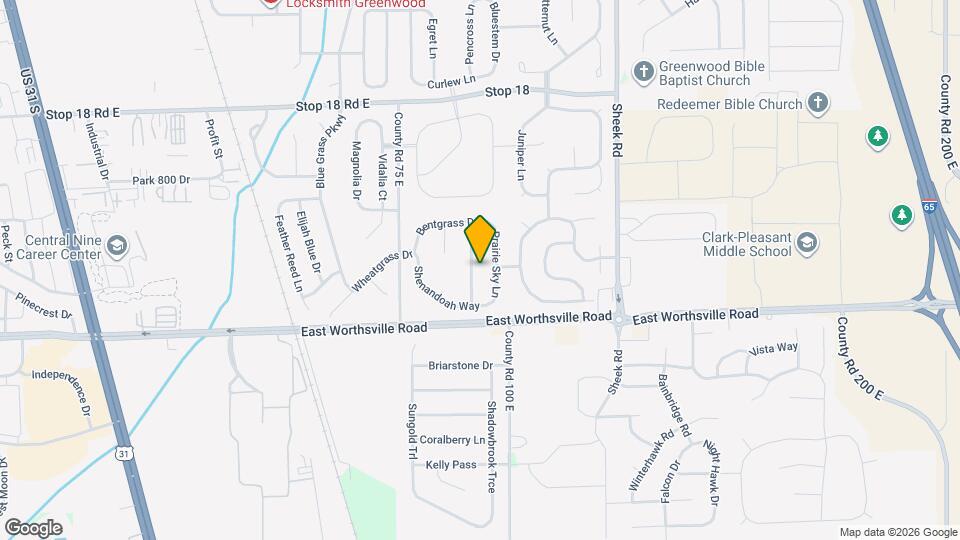 1977 Morning Light Ln Map and Location Details