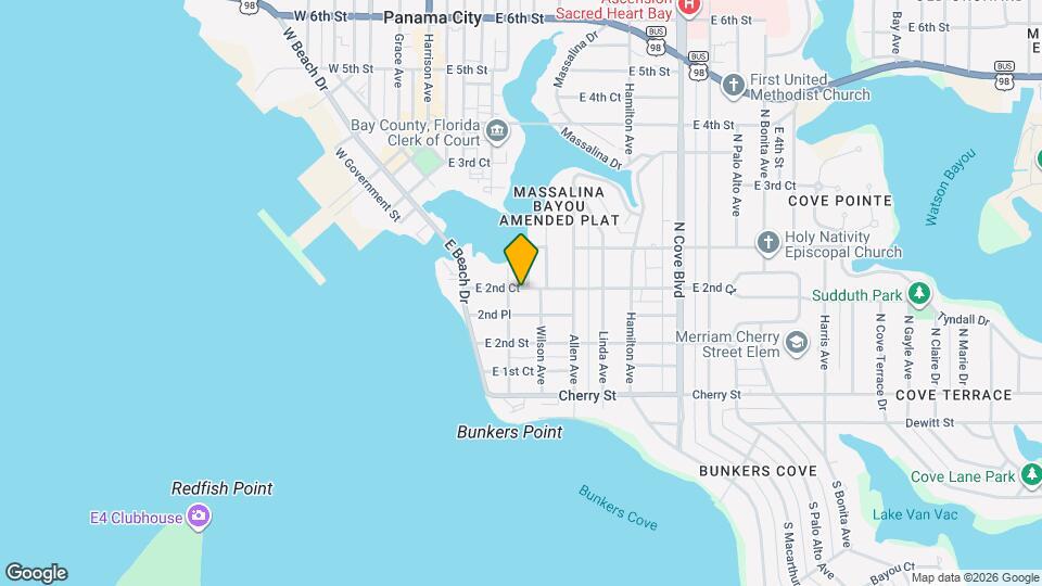 206 E 2nd Ct Map and Location Details