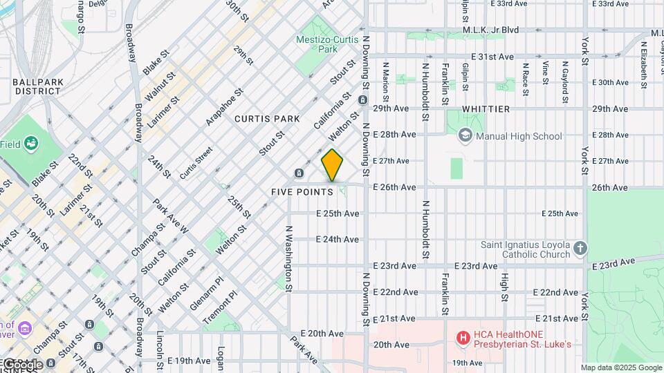 2566 Emerson St Map and Location Details