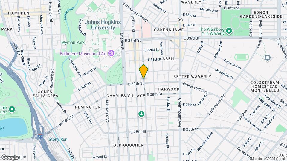 2920 N Calvert St Map and Location Details