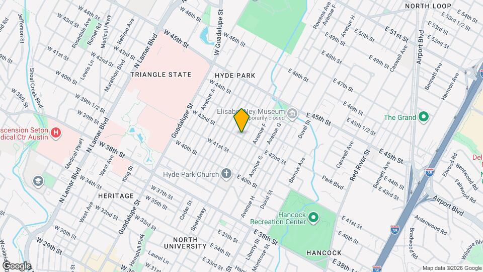 4200 Speedway, Unit 6 Map and Location Details