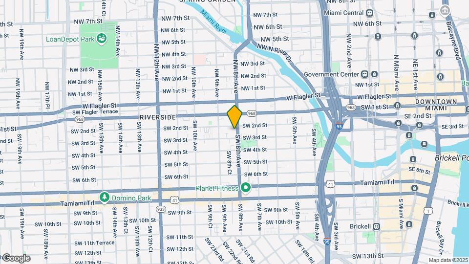 218 SW 8th Ave Map and Location Details