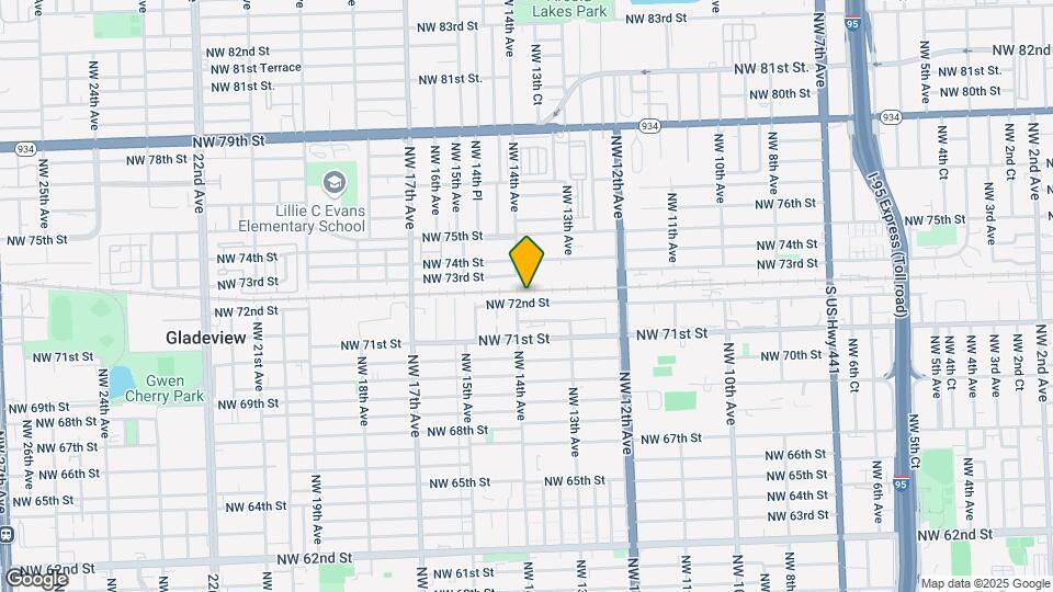 1391 NW 72nd St Mapa y Detalles de la Ubicación