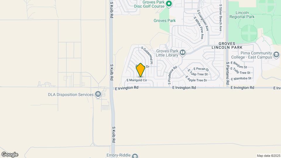 7309 E Marigold Cir Map and Location Details