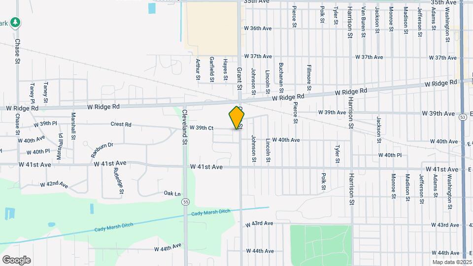 3982 Grant St Map and Location Details