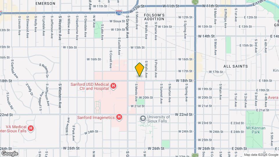 916 S Menlo Ave Map and Location Details