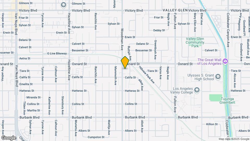 5928 Woodman Ave Mapa y Detalles de la Ubicación