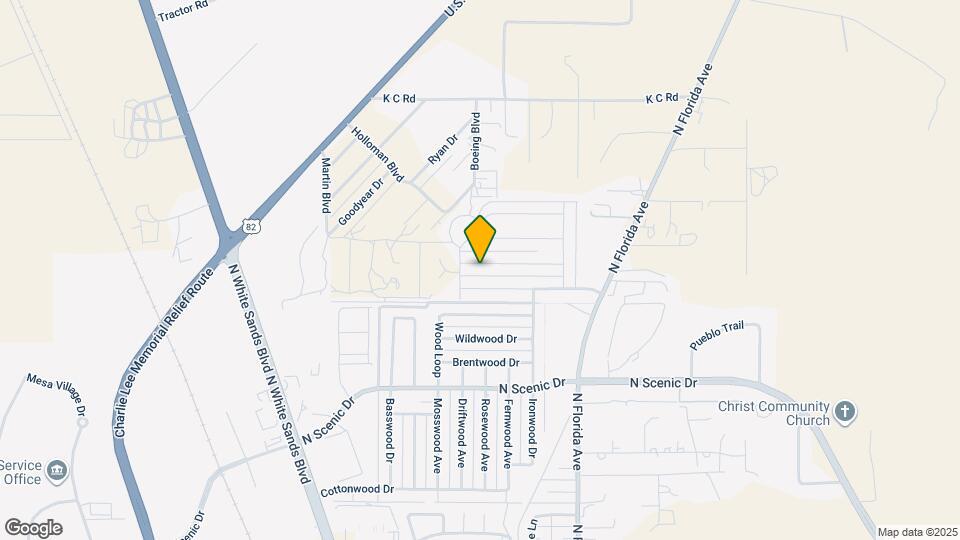 438 San Simon Dr Map and Location Details