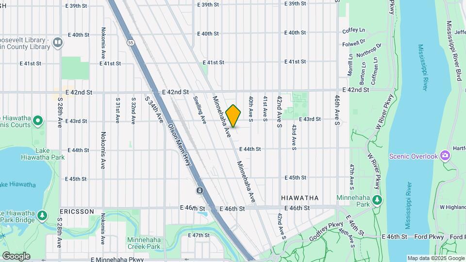 4321 Minnehaha Ave, Unit 4321 Map and Location Details