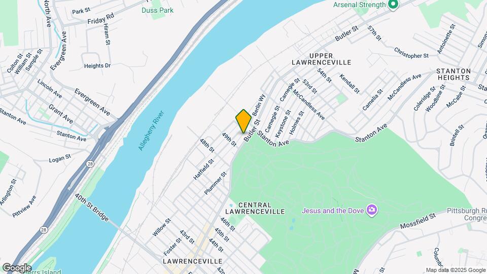 4923 Butler St Map and Location Details