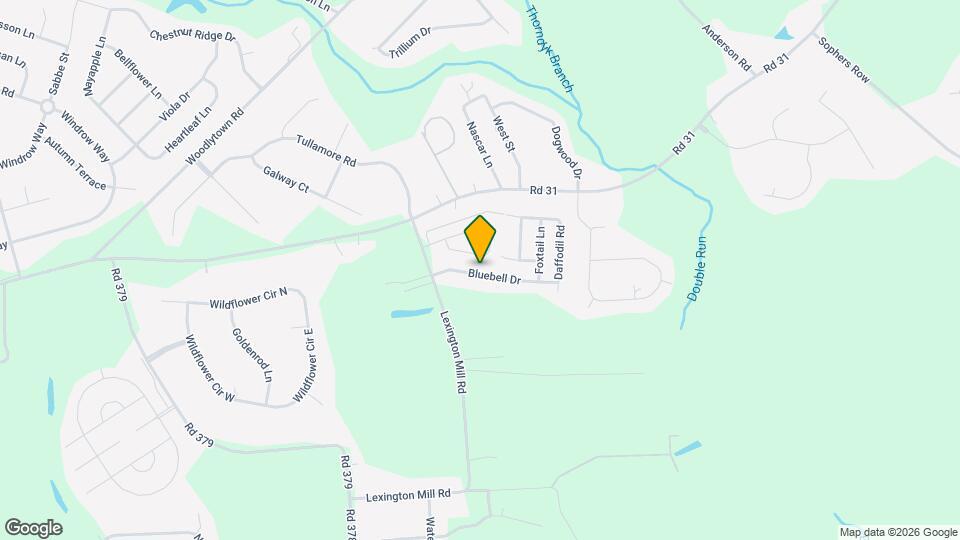 121 Bluebell Dr Map and Location Details