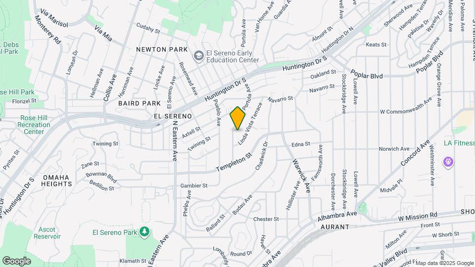 3330 Portola Ave Mapa y Detalles de la Ubicación